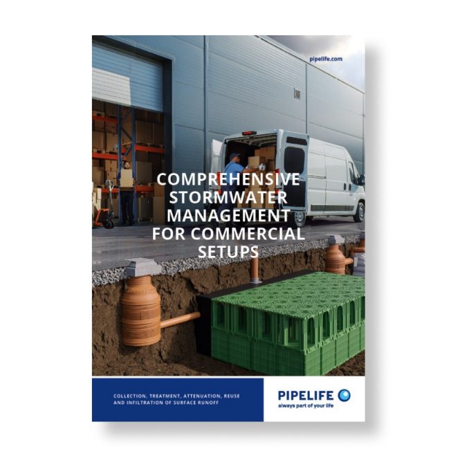 Cover of Commercial Stormwater Brochure Warehouse