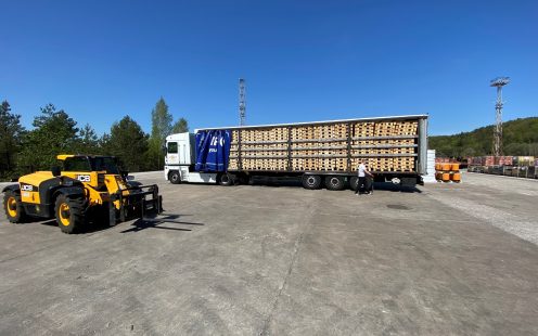 Pipelife Poland has recently switched to pallets produced from waste wood
